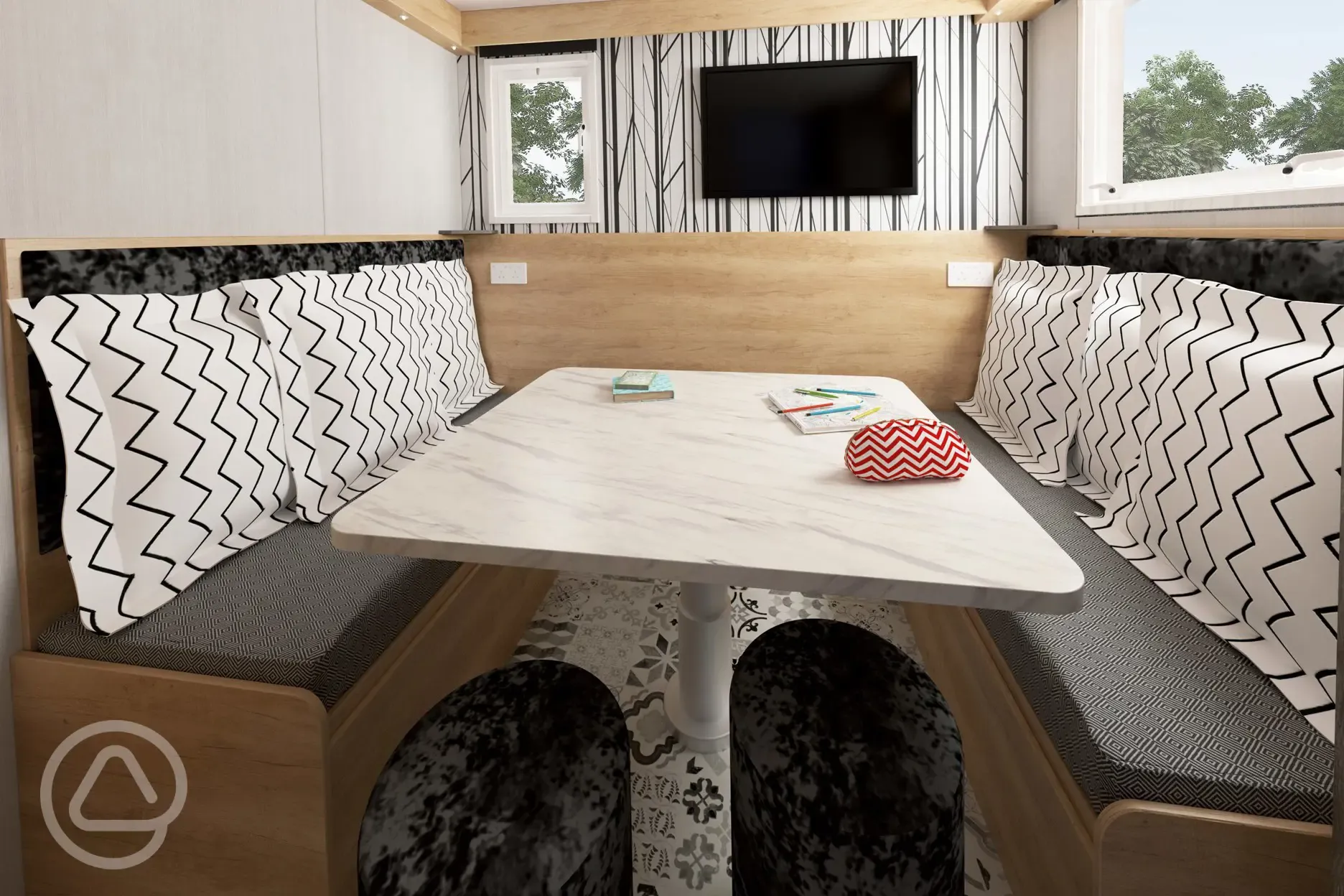 Glamping S-Pod Interior