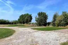 Hardstanding pitches with 10 amp electric hook ups and grass areas