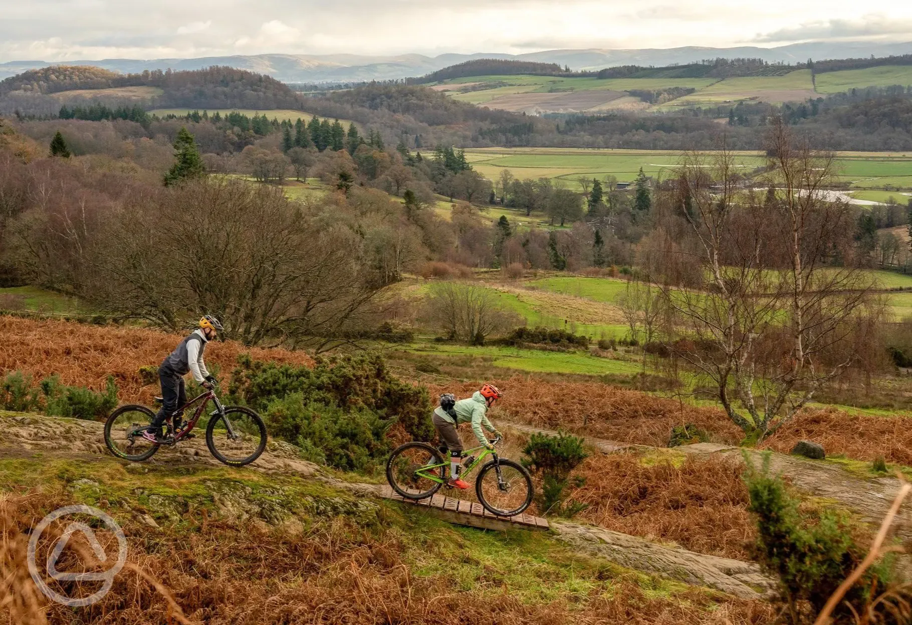 Mountain biking onsite