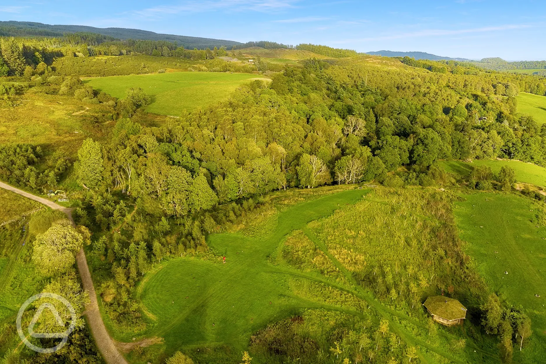 Aerial view of The Drum