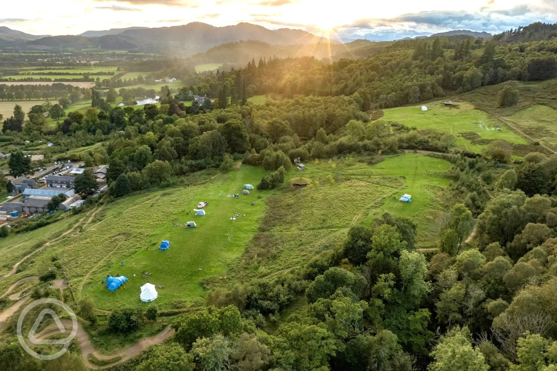 Aerial view of High Meadow