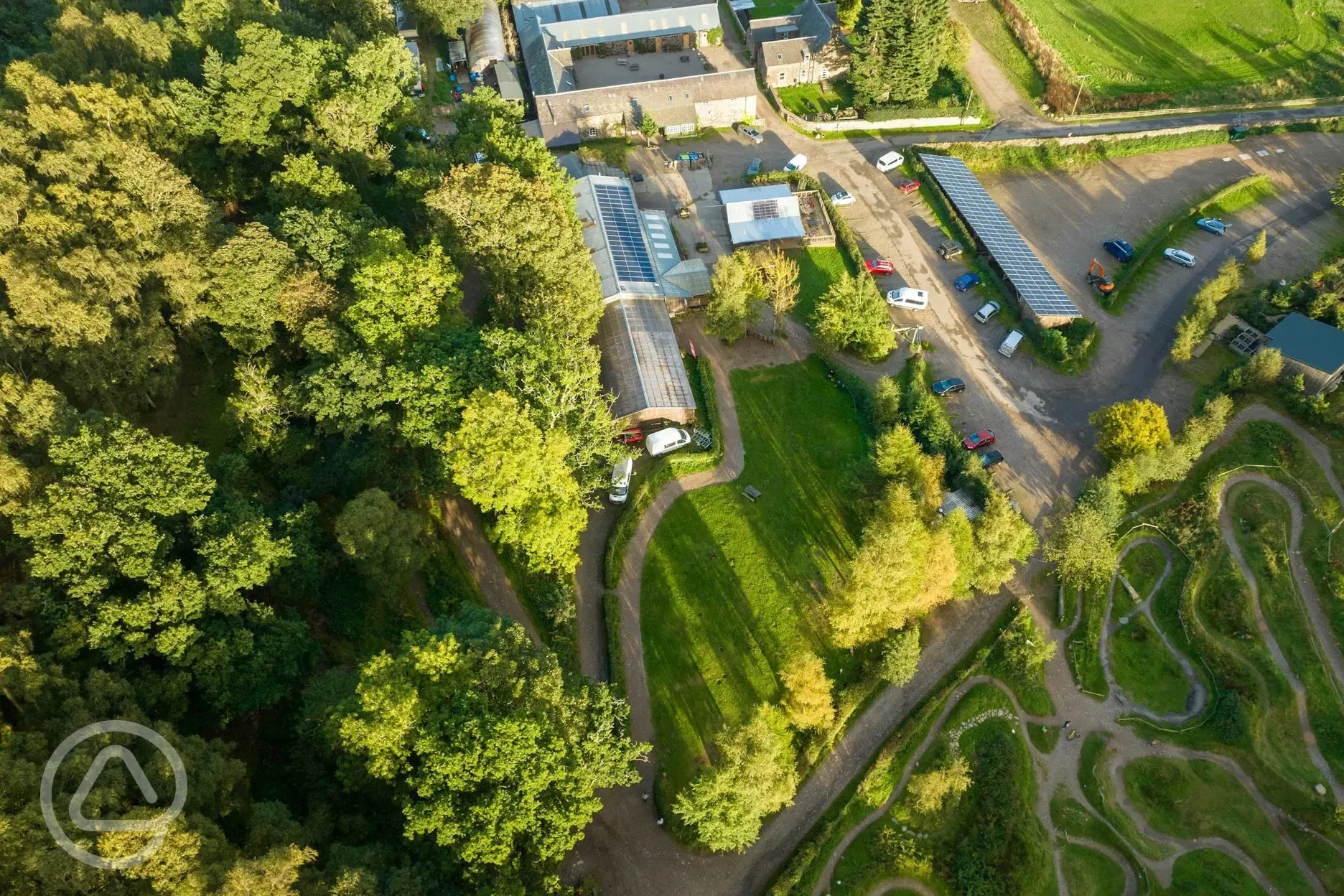 Aerial view of Low Meadow