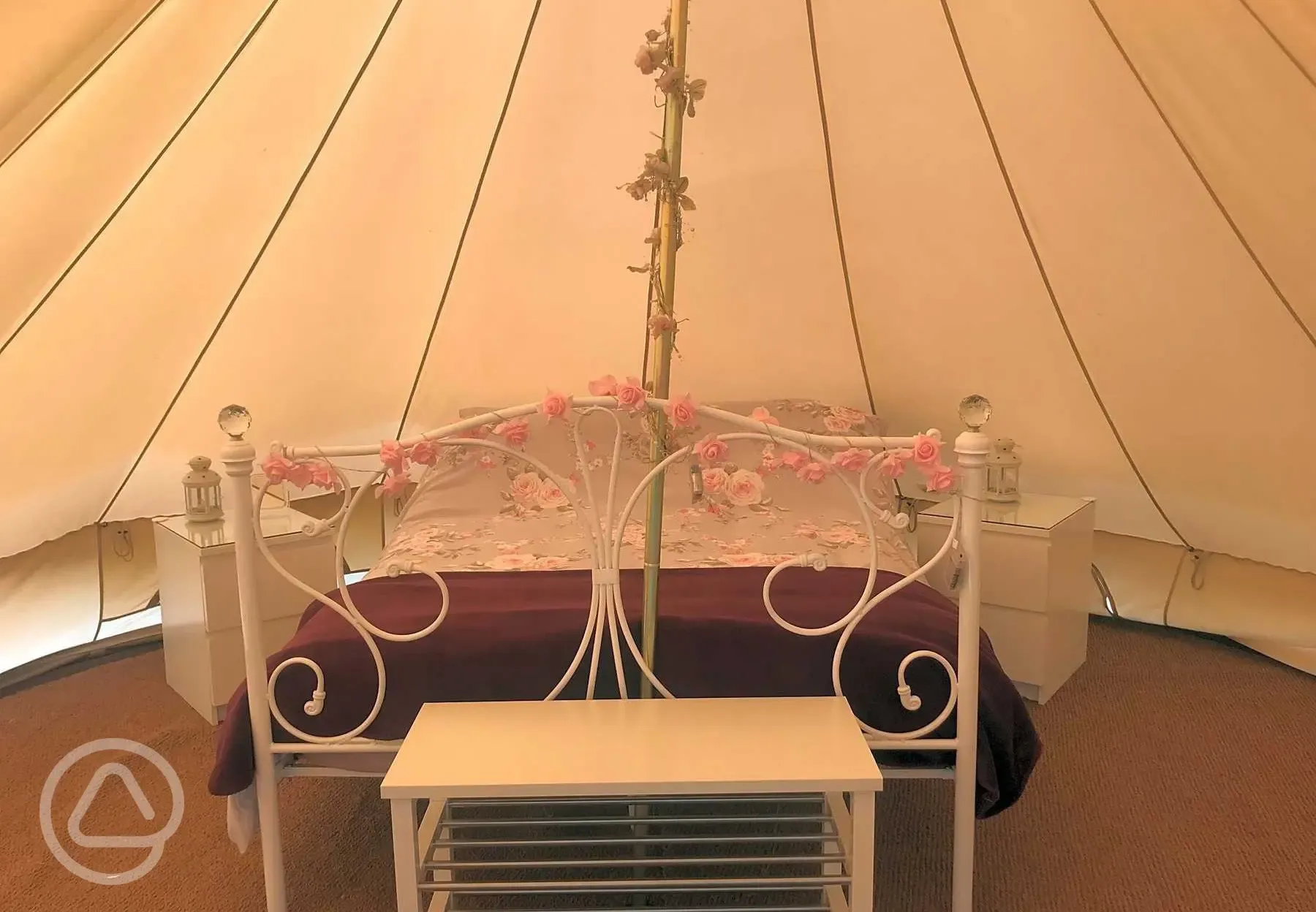 Bell tent double bed