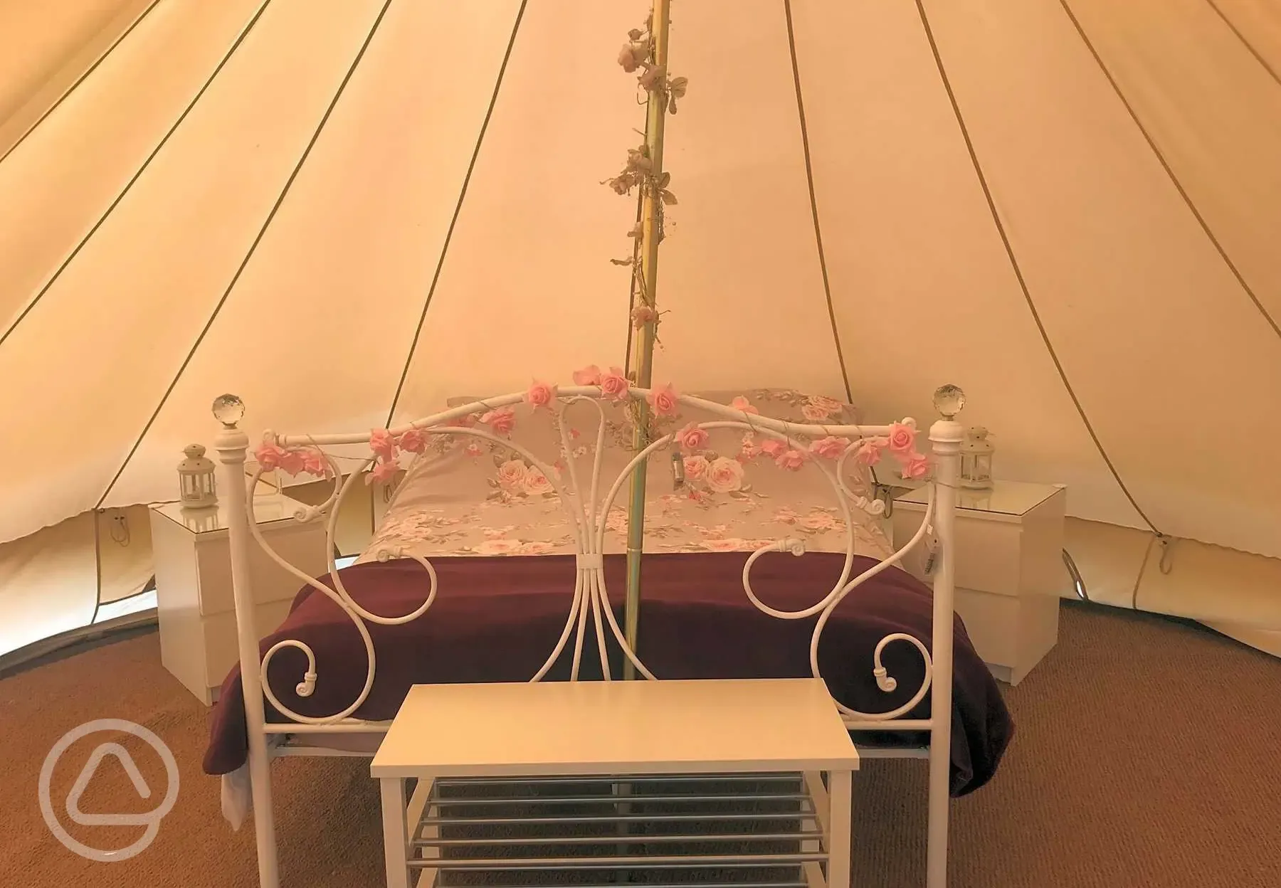 Bell tent interior