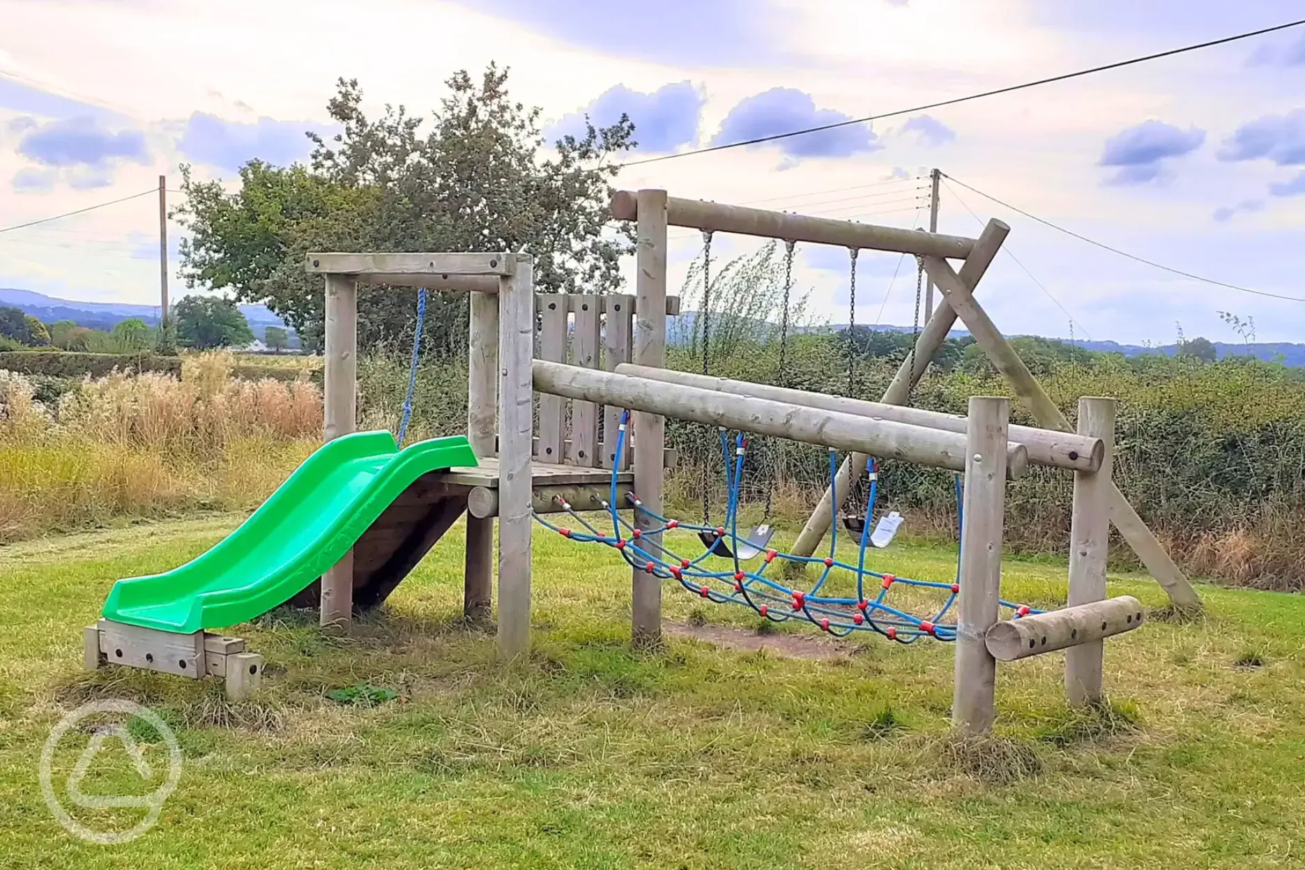 Play park with slide