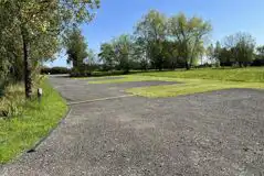 Electric hardstanding pitches on gravel