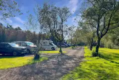 Electric hardstanding pitches (3m x 7m) with 10 amp electric