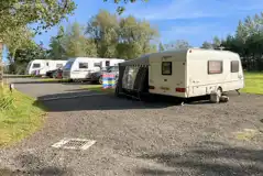 Electric hardstanding pitches with 10 amp electric