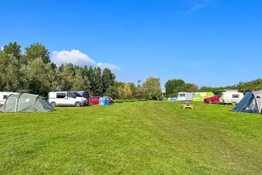 Non electric grass pitches at Crane Cross Camping Park