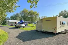 Electric hardstanding pitches (3m x 7m) with 10 amp electric