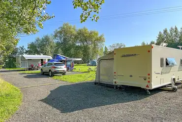 Electric hardstanding pitches (3m x 7m) with 10 amp electric