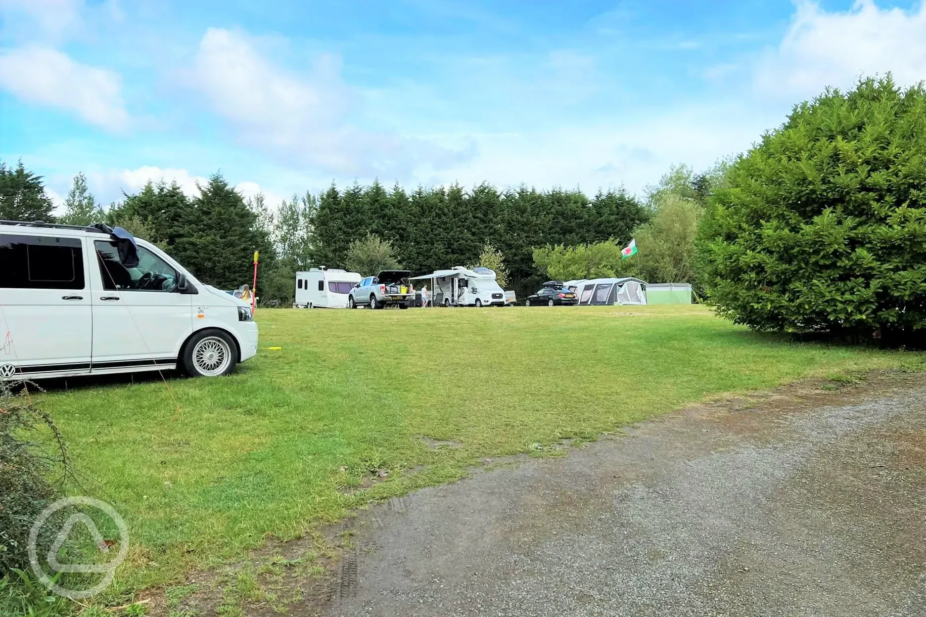 Non electric grass touring pitches