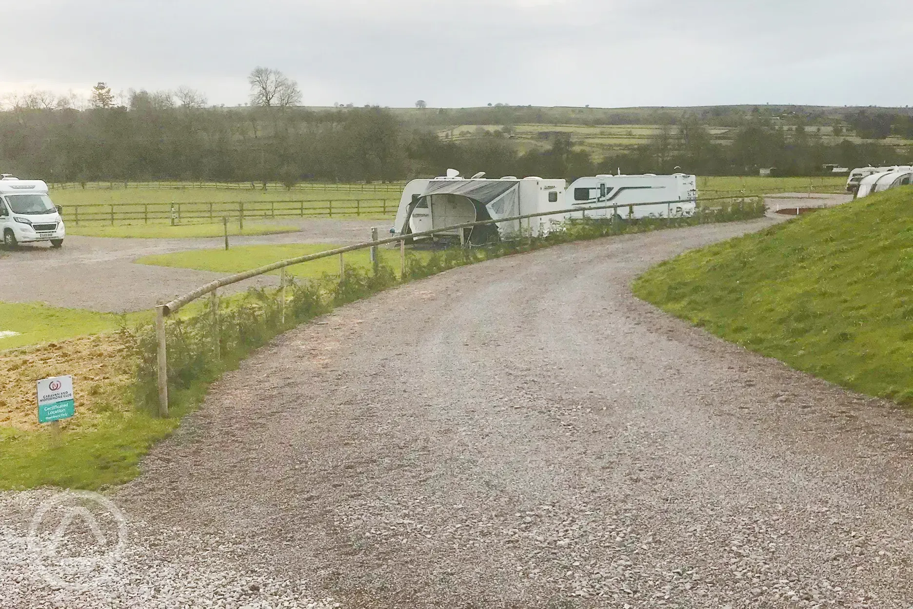 Crowtrees caravan pitches