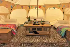 Yurt interior 