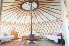 Yurt interior 