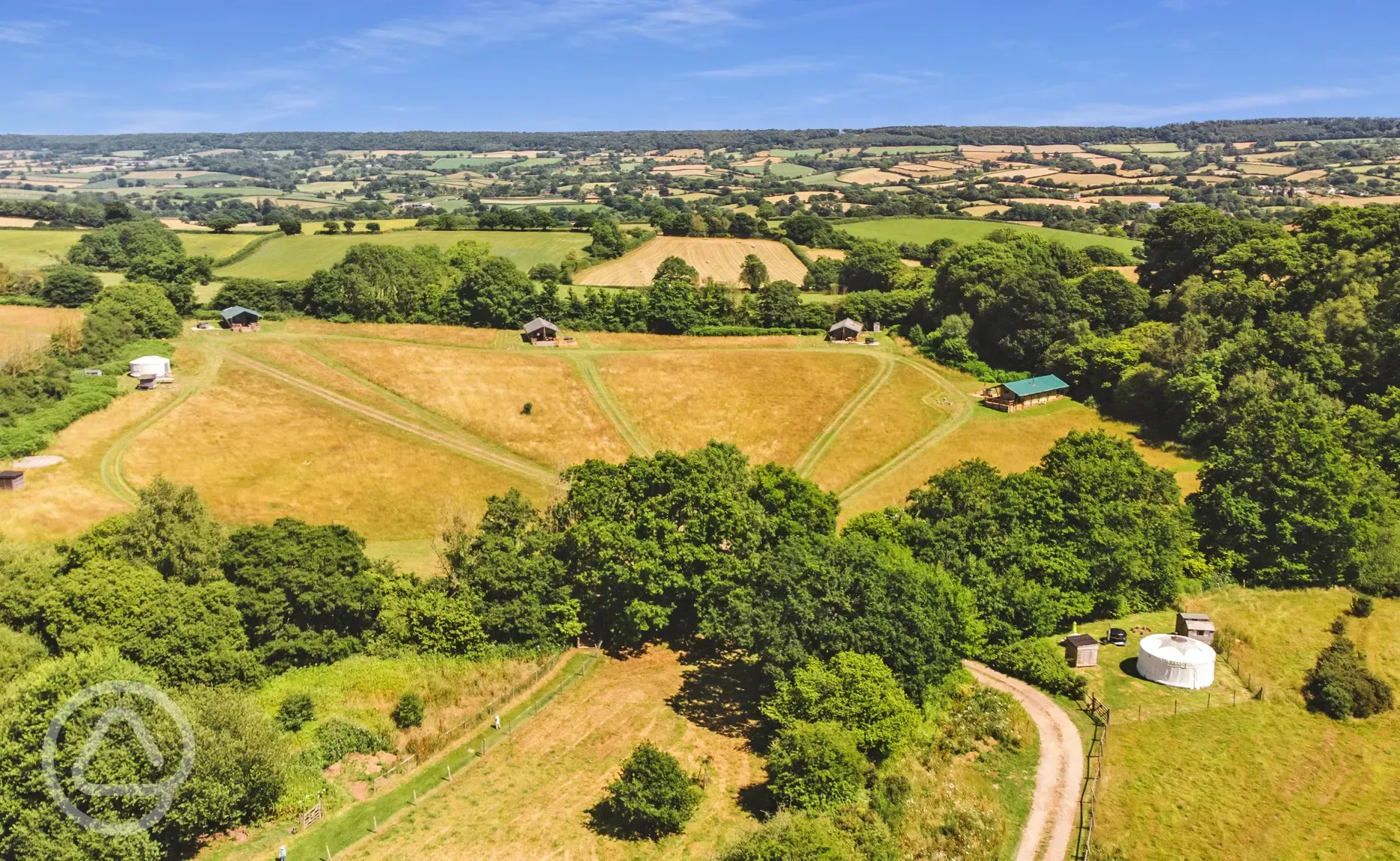 Aerial of the site