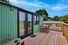 Shepherd's hut exterior