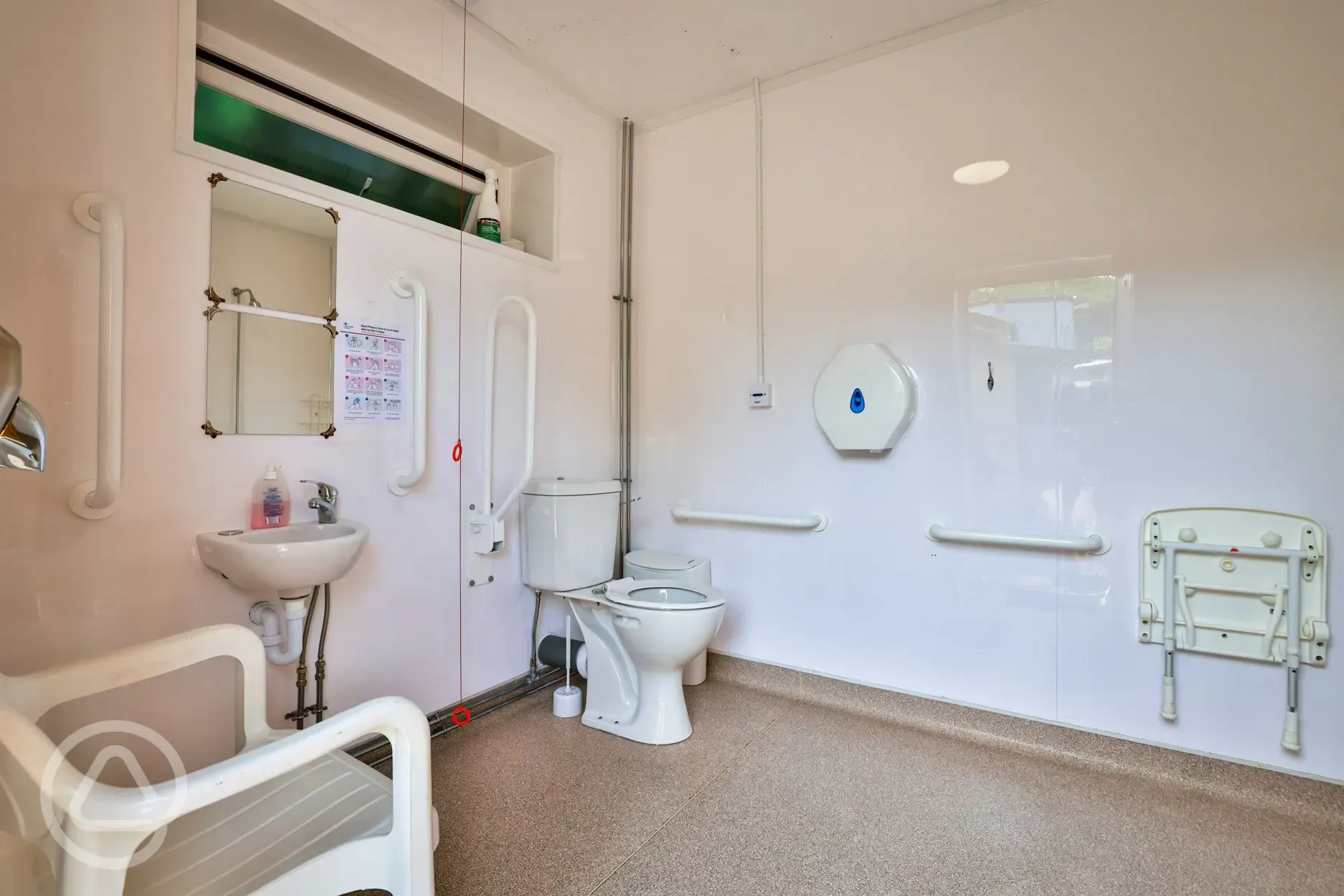 Disabled and family shower room