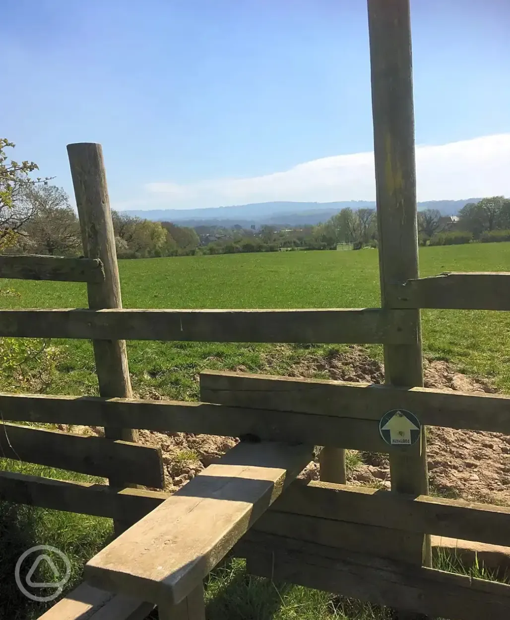 Countryside trails around site