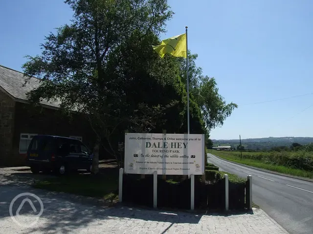 Entrance to the site