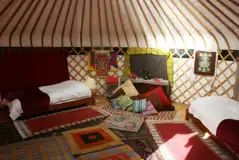 Yurt interior 