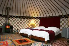 Yurt interior