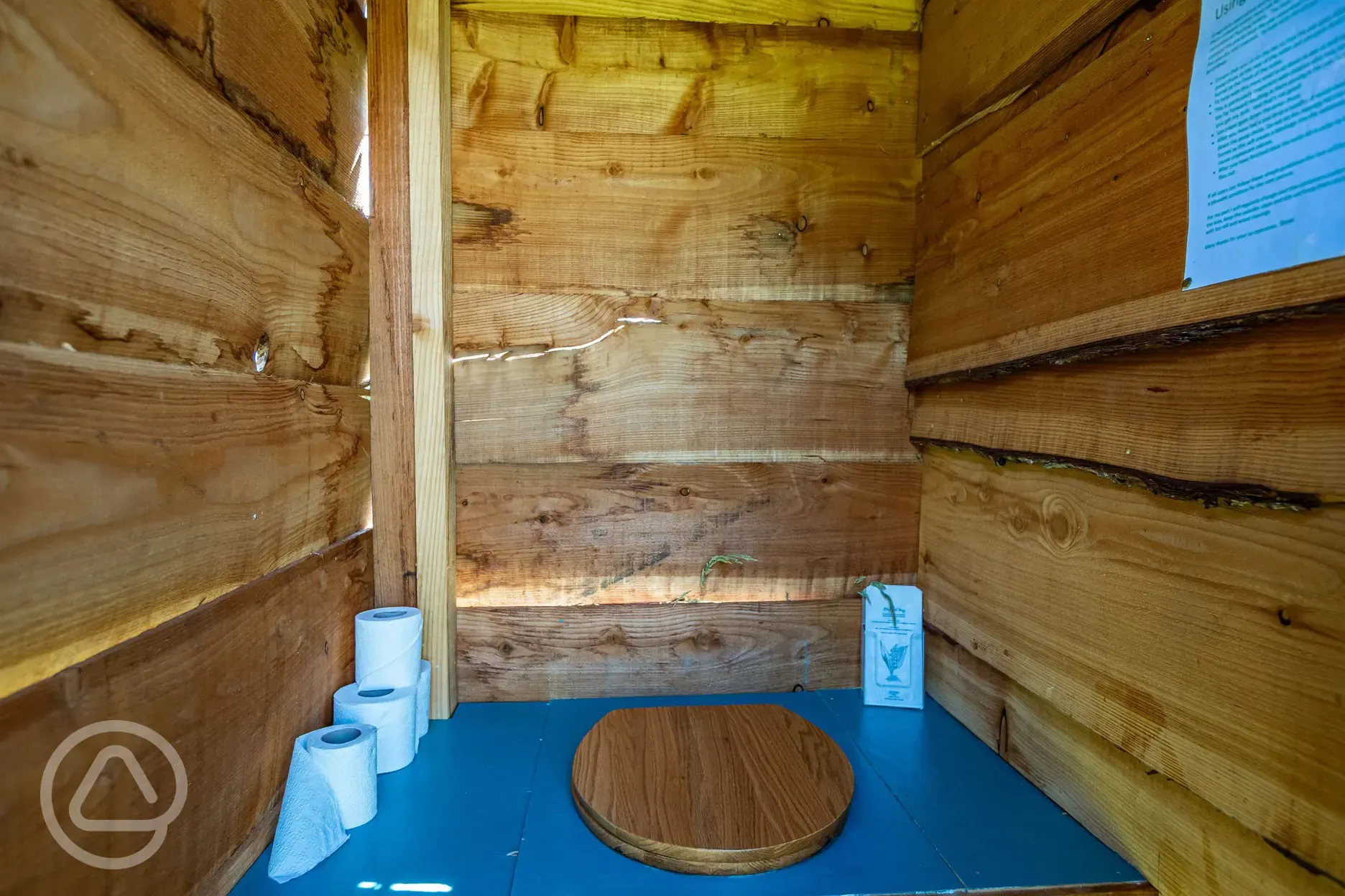 The Swaledale shepherd's hut private eco toilet
