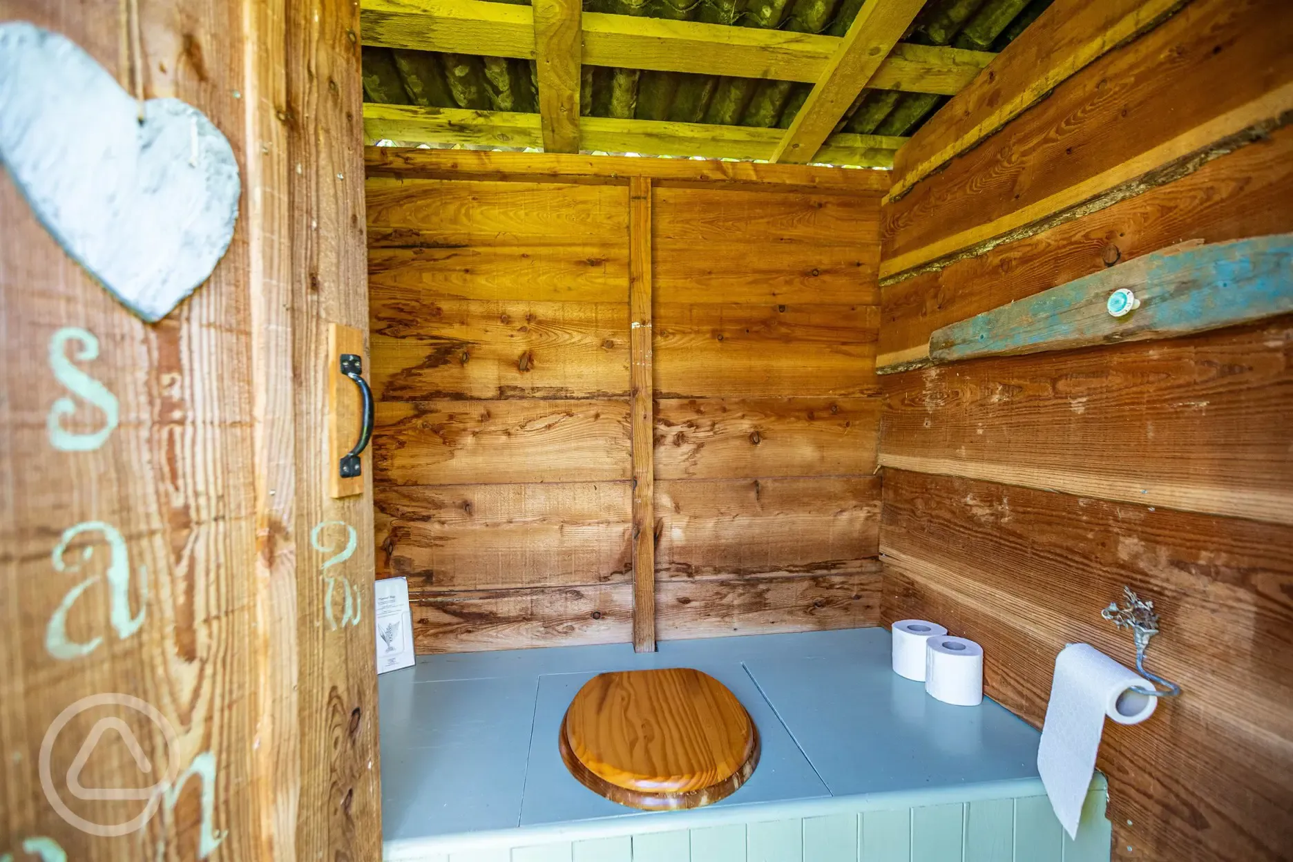 Camping facilities with eco compost toilets