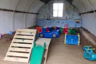 Indoor play area at Dyfed Shire Farm
