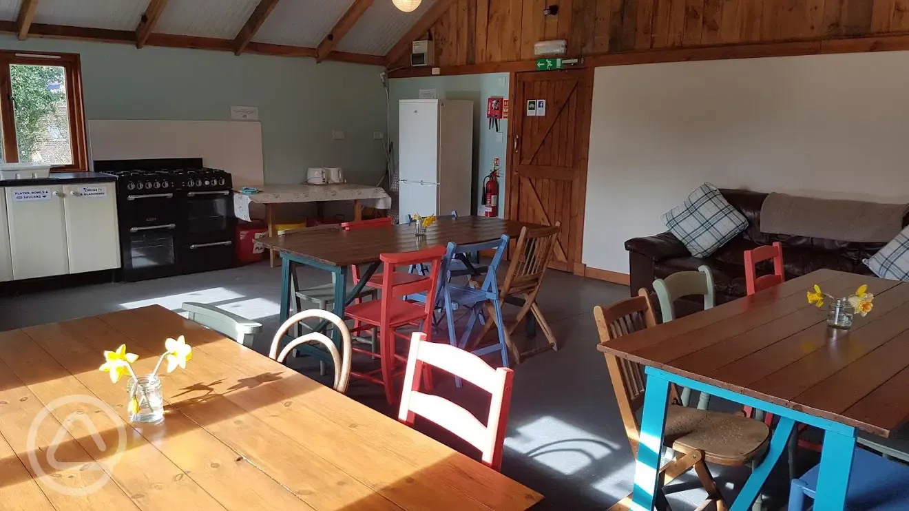 Communal area - The Bothy seating area and kitchen facilities