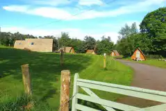 Original camping pods at The Loft