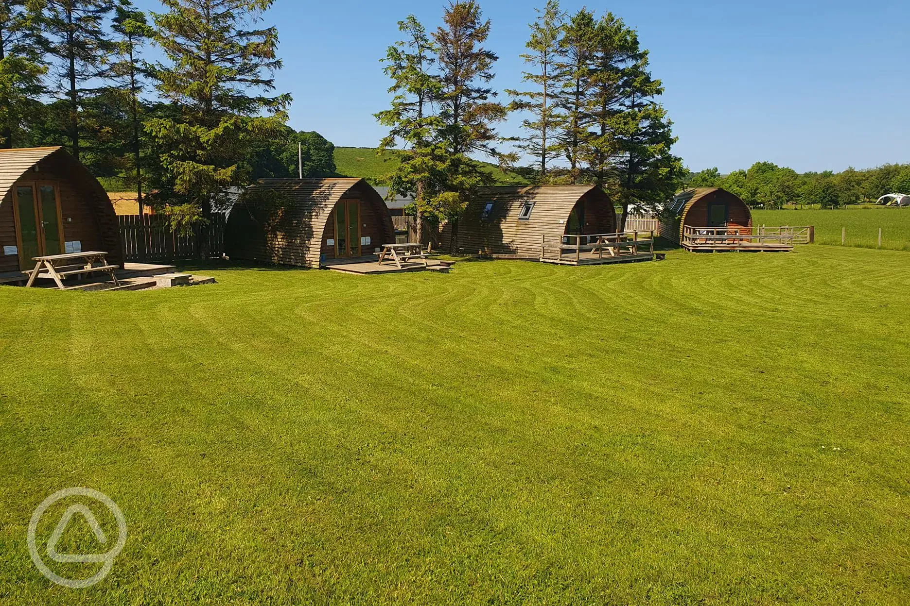 Barnside Wigwam glamping pods