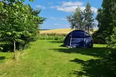 Non electric grass pitches for tents and small campervans (9m x 9m)