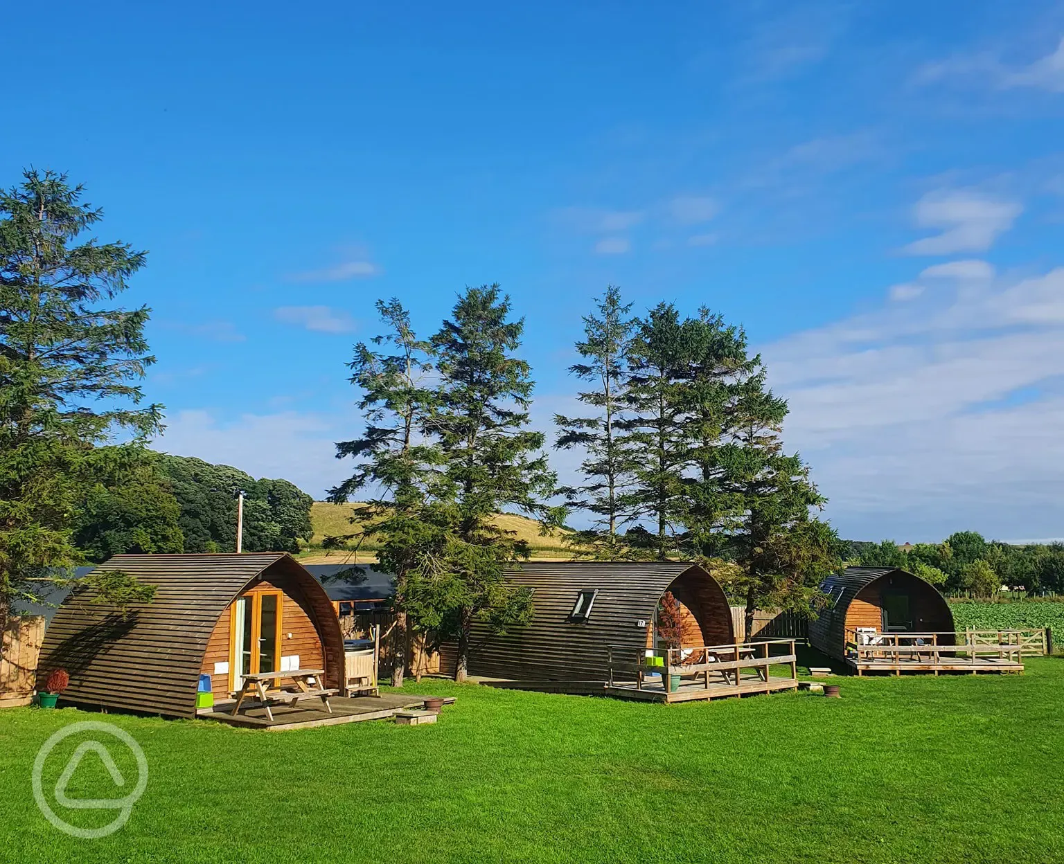 Barnside Wigwam glamping pods