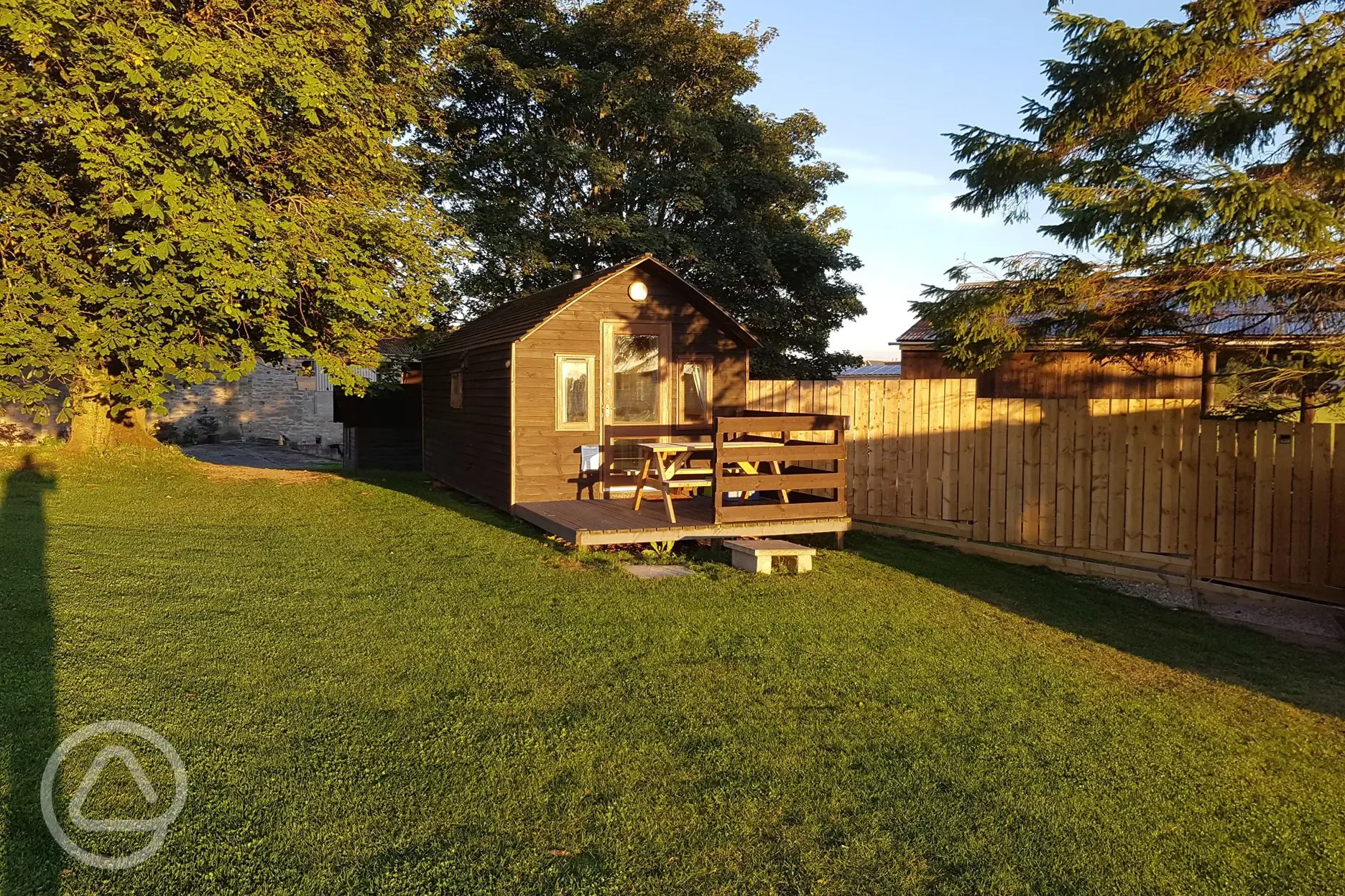 Ensuite shieling cabins with hot tub