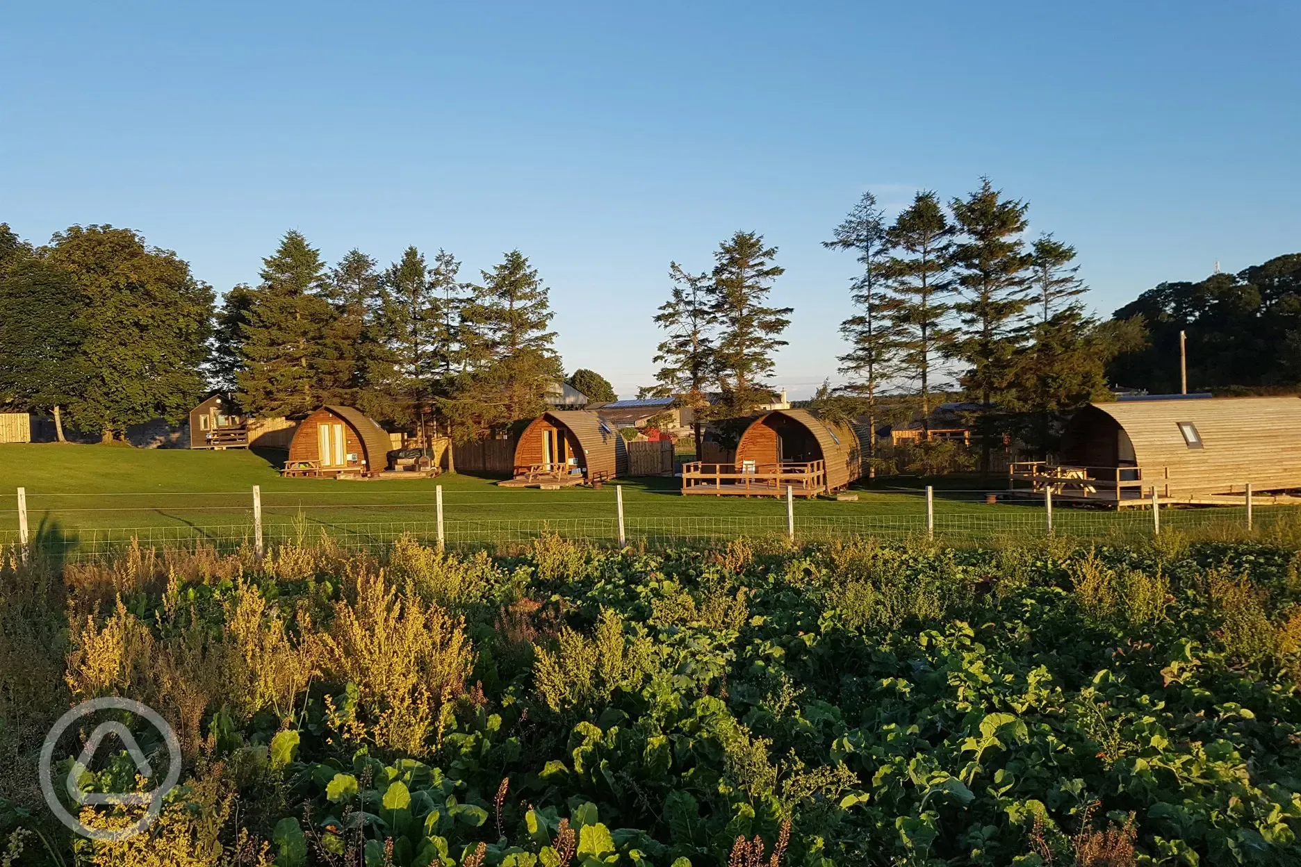 Barnside Wigwam glamping pods