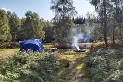 Large tent on faraway pitch with a private campfire Large tent on faraway pitch with a private campfire