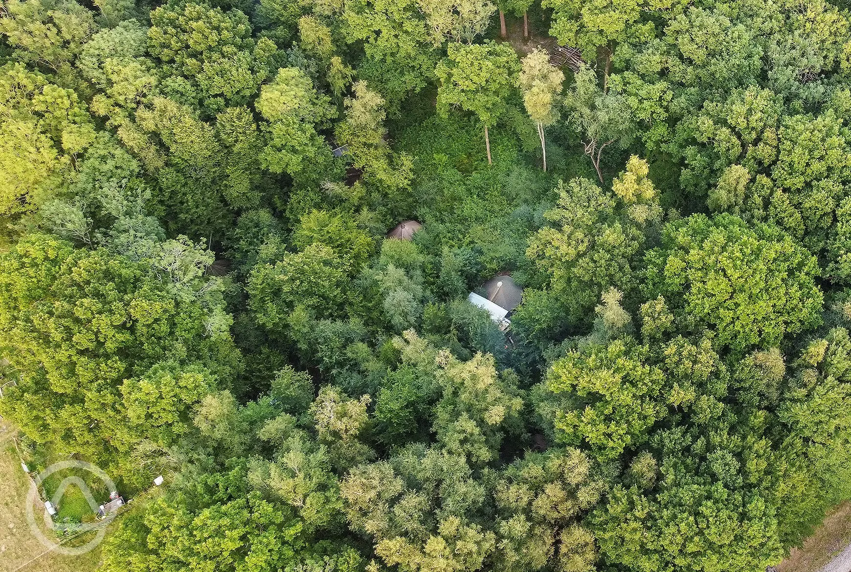 Aerial of the site