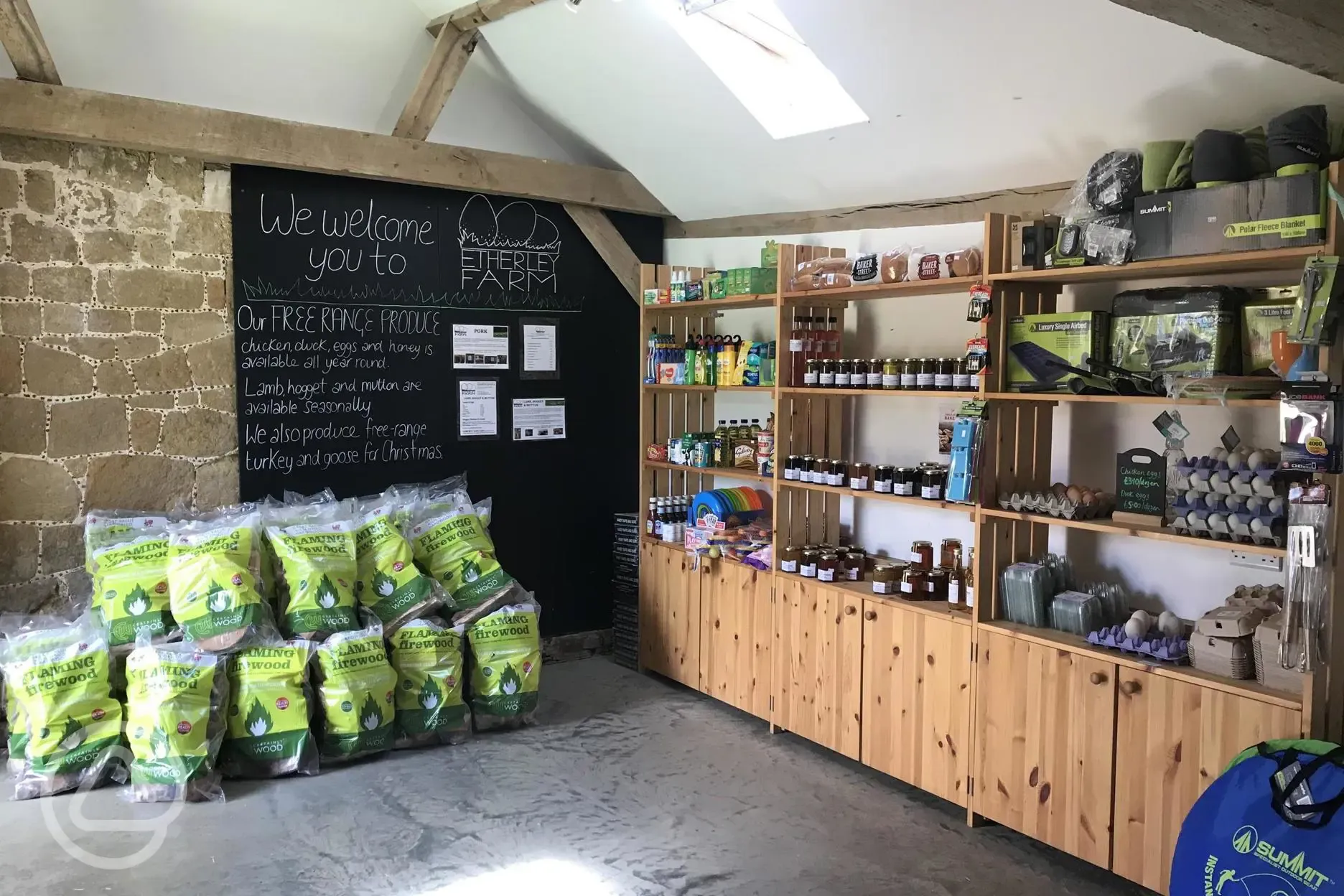 Onsite farm shop