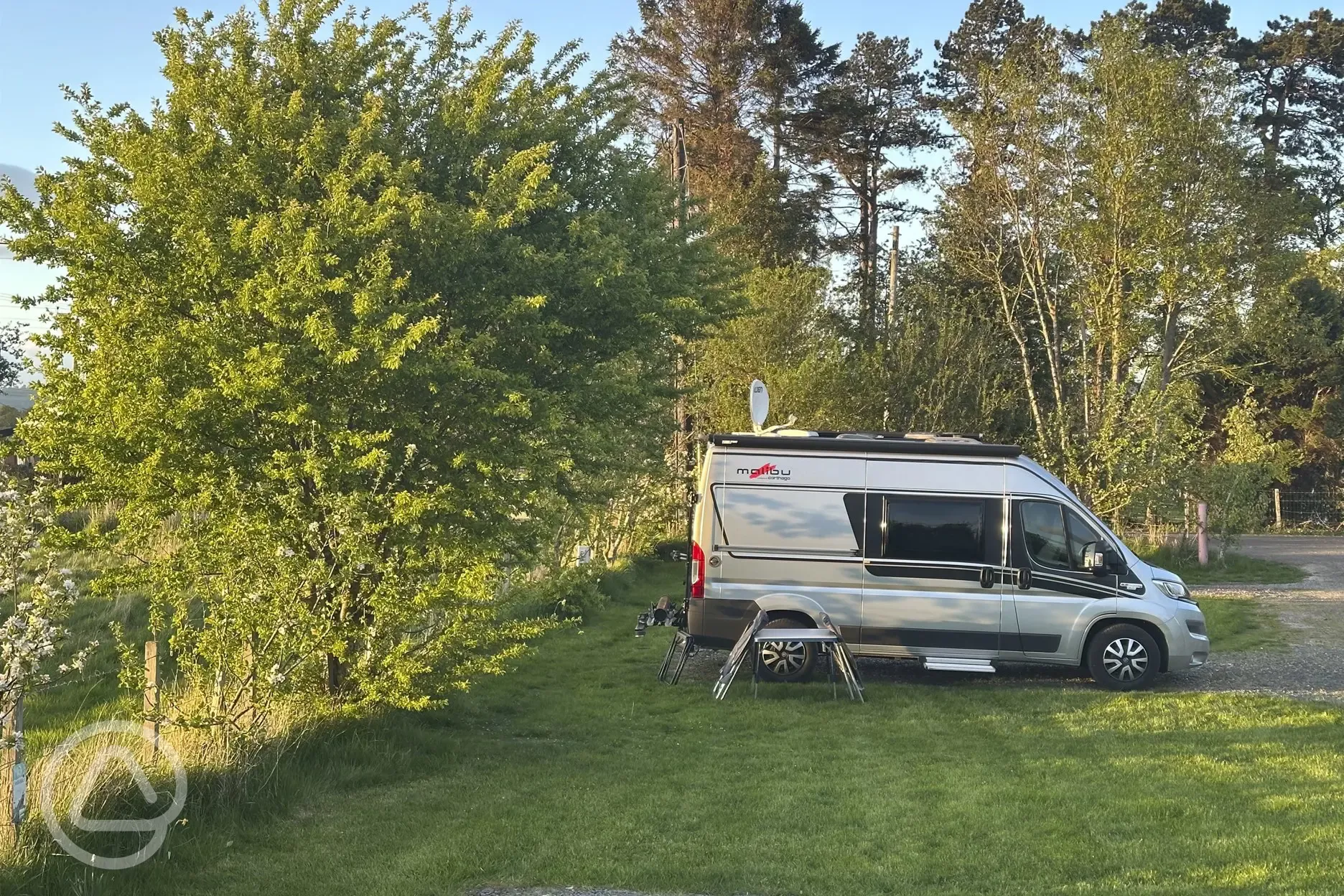 Electric hardstanding pitches
