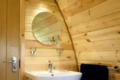 Glamping pod ensuite Glamping pod ensuite