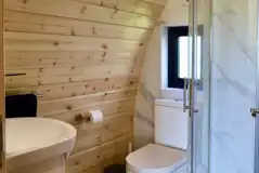 Glamping pod ensuite Glamping pod ensuite