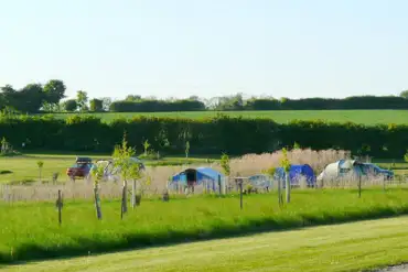 Tent camping at Field Barn Park