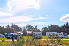 Electric hardstanding pitches with 16 amp hook ups