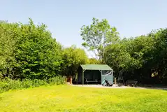Secluded Premium Camping Pitch with Undercover Dining Area