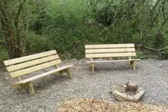 Fire pit and seating Fire pit and seating