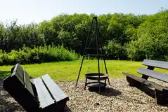 Campfire and stargazing benches 