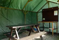 Private Undercover Cooking and Dining Area 