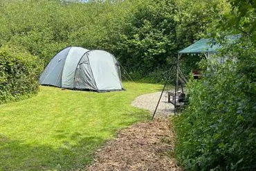 Premium camping pitch