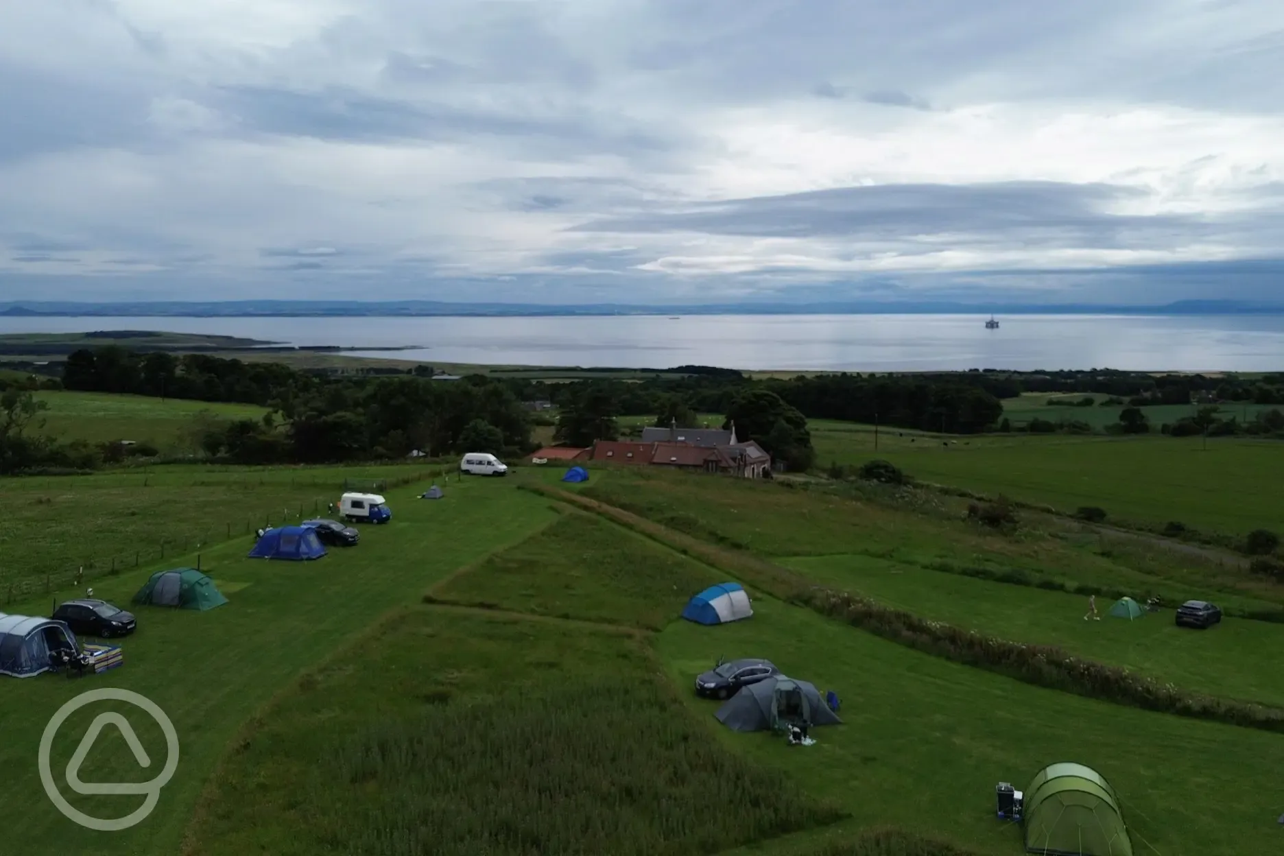 Aerial of the site